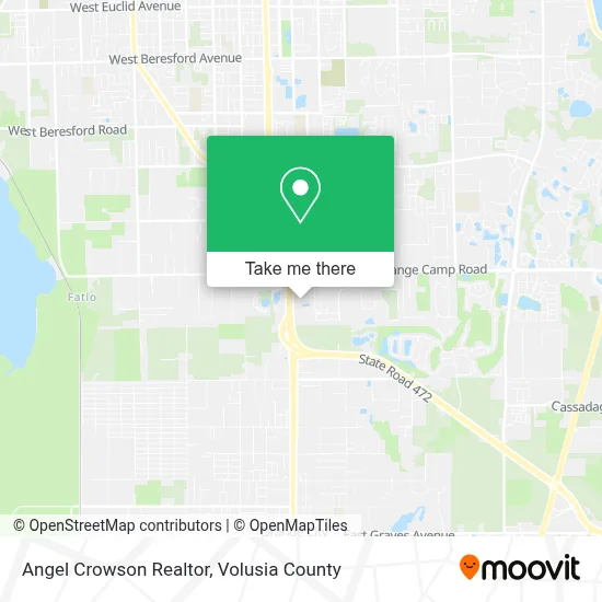 Angel Crowson Realtor map