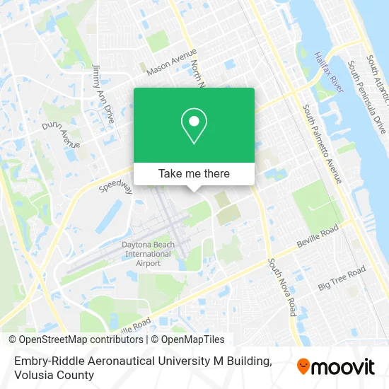 Embry-Riddle Aeronautical University M Building map