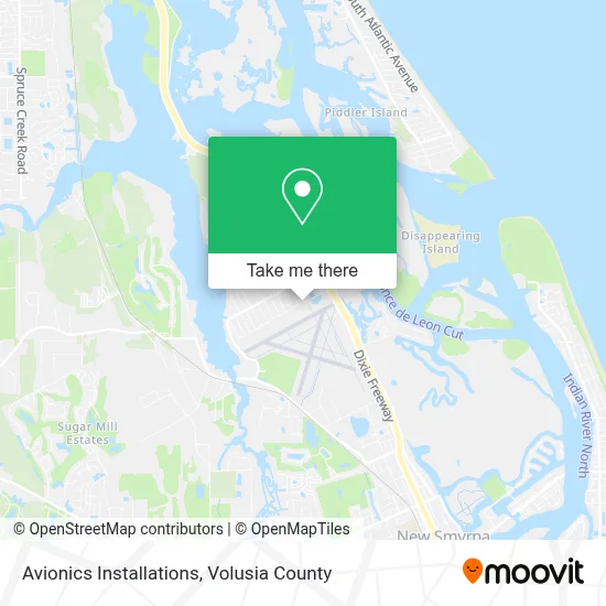 Avionics Installations map