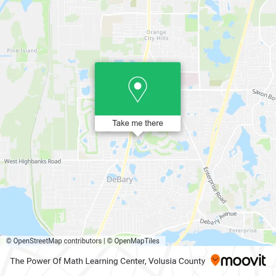 The Power Of Math Learning Center map