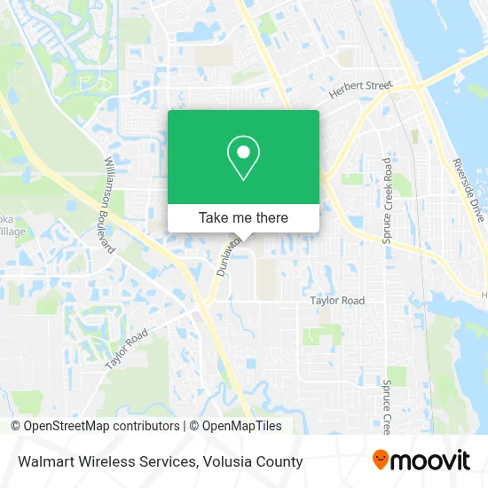 Walmart Wireless Services map