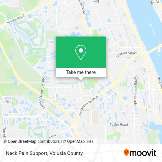 Neck Pain Support map