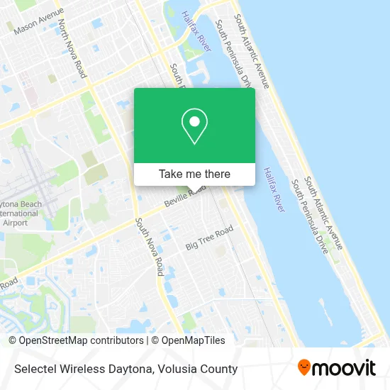 Selectel Wireless Daytona map