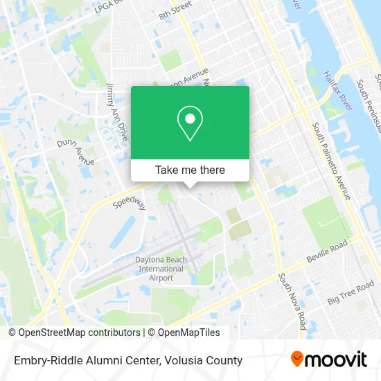 Embry-Riddle Alumni Center map