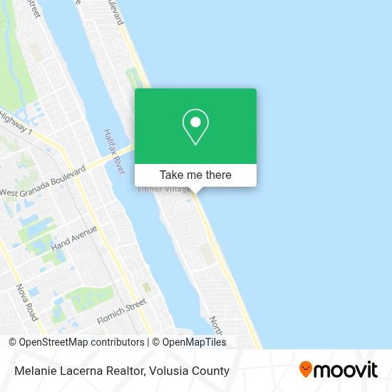 Melanie Lacerna Realtor map