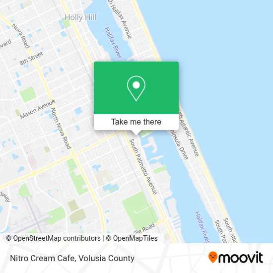 Nitro Cream Cafe map