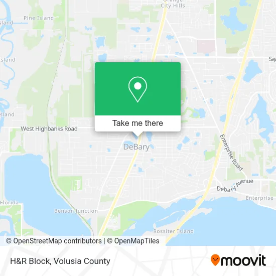 H&R Block map