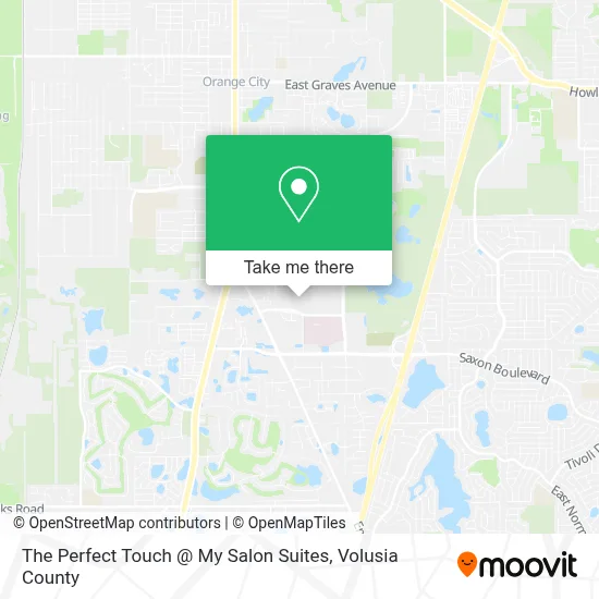 The Perfect Touch @ My Salon Suites map