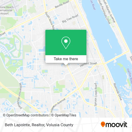 Beth Lapointe, Realtor map