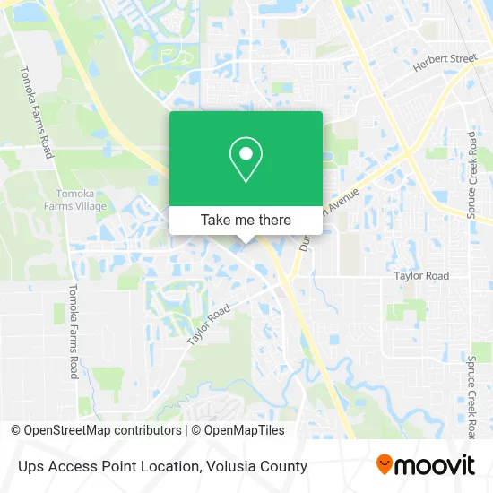 Ups Access Point Location map