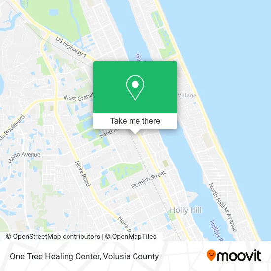 One Tree Healing Center map
