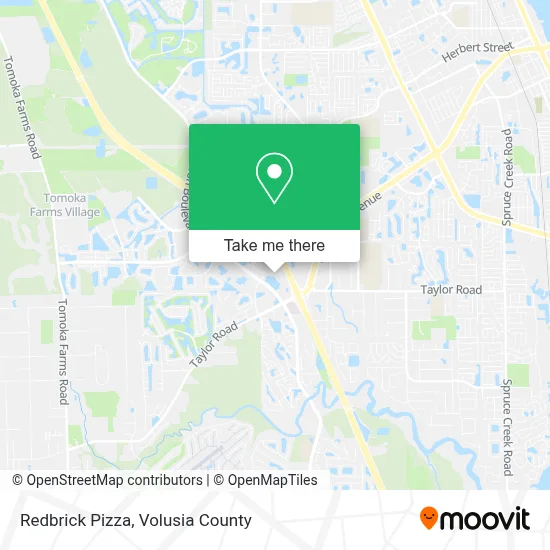 Redbrick Pizza map