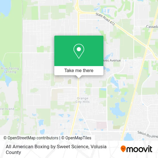 All American Boxing by Sweet Science map