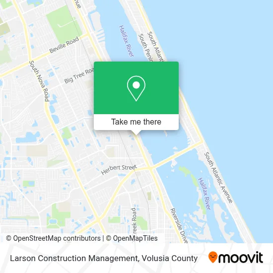 Larson Construction Management map