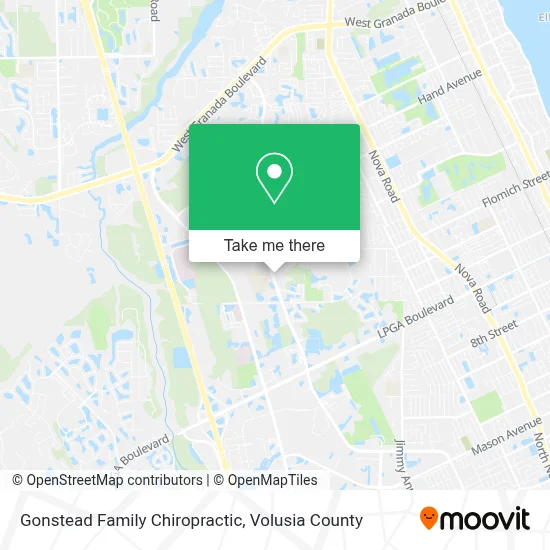 Gonstead Family Chiropractic map