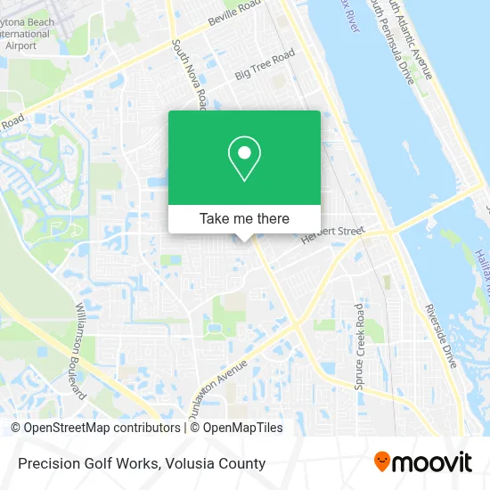 Precision Golf Works map