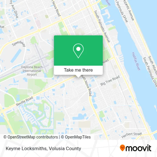 Keyme Locksmiths map