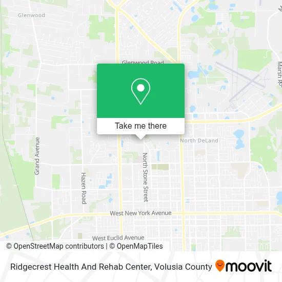 Ridgecrest Health And Rehab Center map