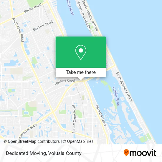 Dedicated Moving map