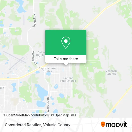 Constricted Reptiles map