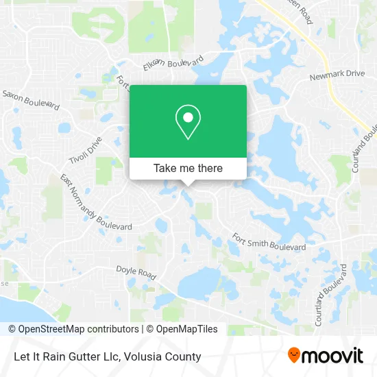 Let It Rain Gutter Llc map