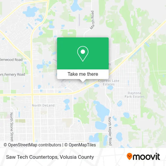 Saw Tech Countertops map
