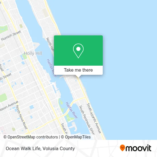 Ocean Walk Life map
