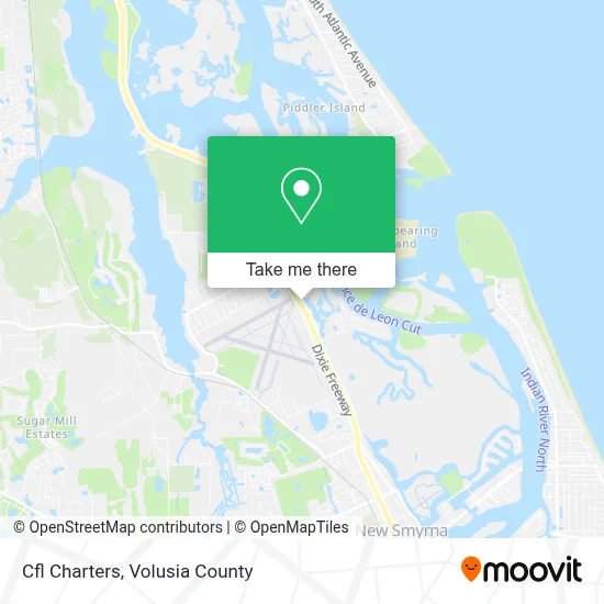 Cfl Charters map