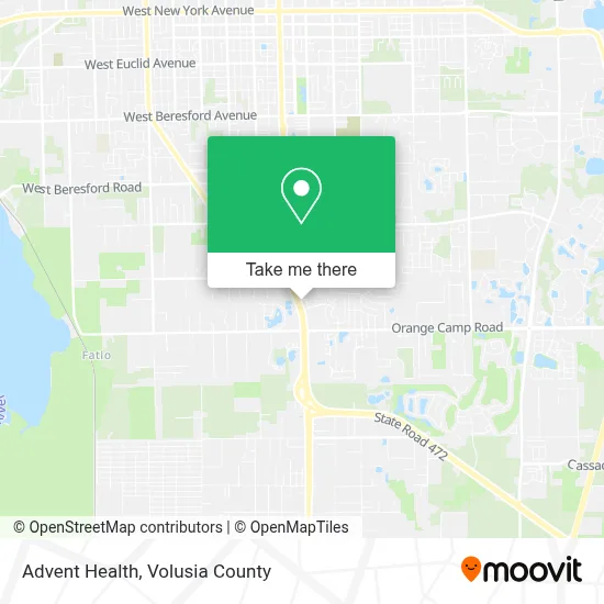 Advent Health map