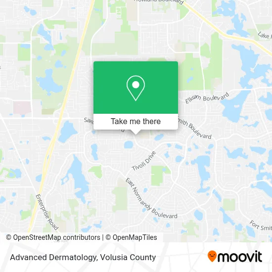Advanced Dermatology map