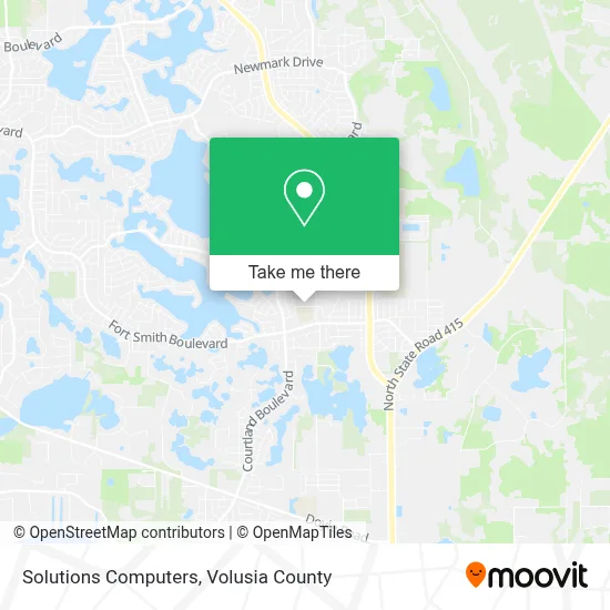 Solutions Computers map