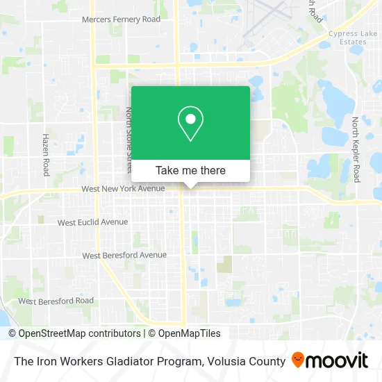 The Iron Workers Gladiator Program map