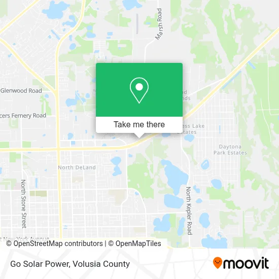 Go Solar Power map