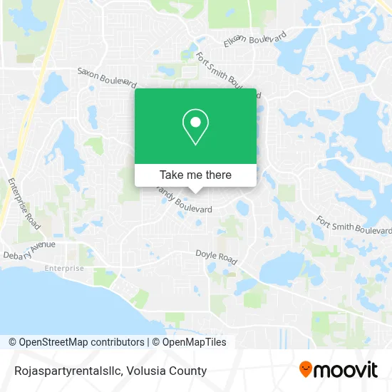 Rojaspartyrentalsllc map