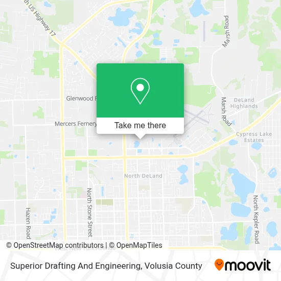 Superior Drafting And Engineering map