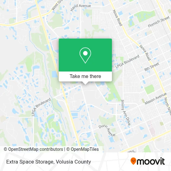 Extra Space Storage map