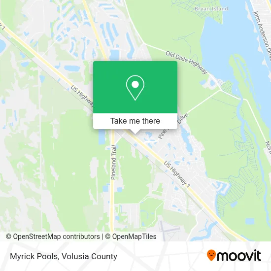 Myrick Pools map