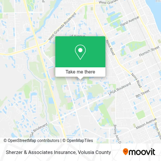 Sherzer & Associates Insurance map