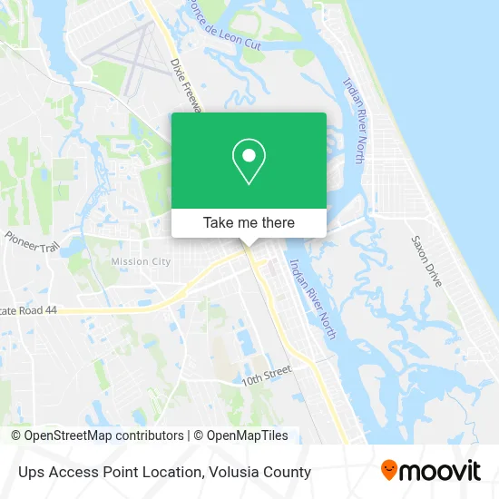 Ups Access Point Location map