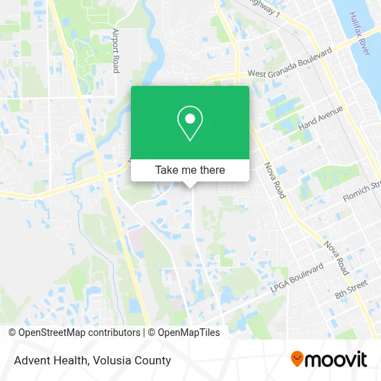 Advent Health map
