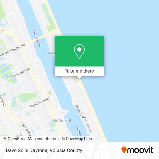 Dave Sells Daytona map