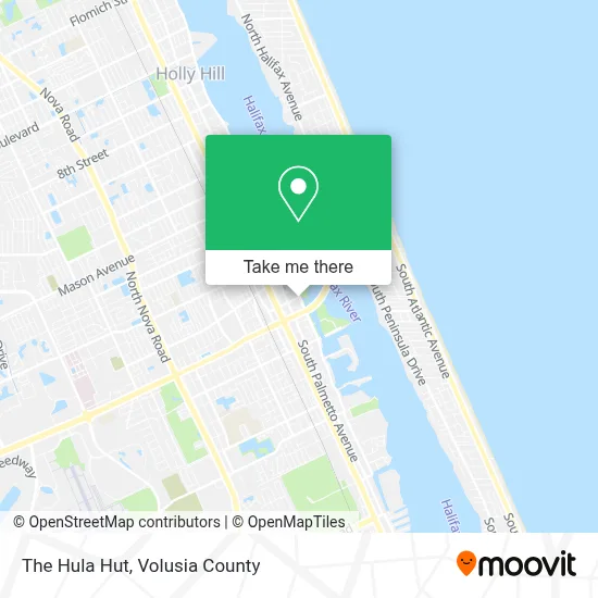 The Hula Hut map