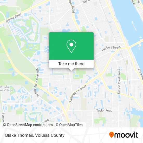 Blake Thomas map