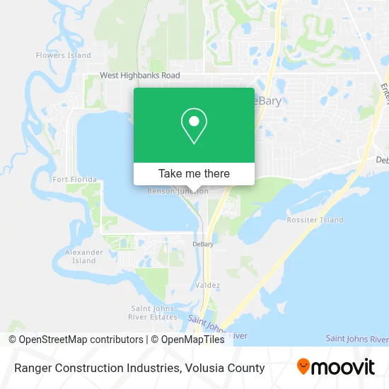 Ranger Construction Industries map