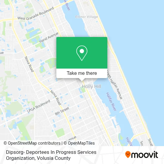 Dipsorg- Deportees In Progress Services Organization map