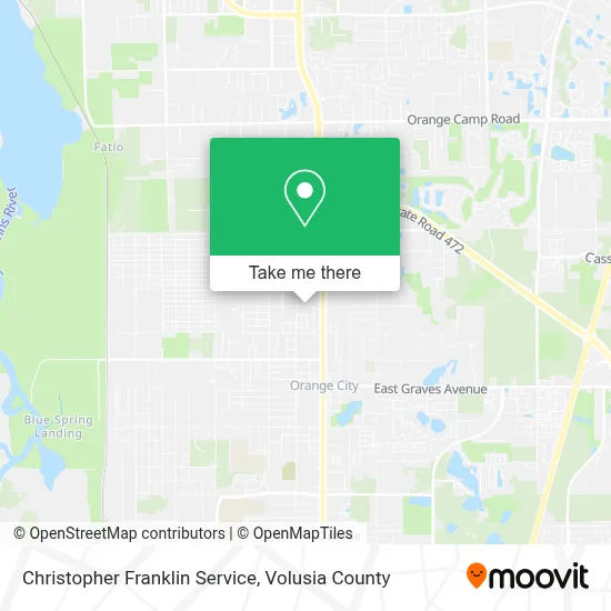 Christopher Franklin Service map