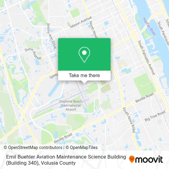 Emil Buehler Aviation Maintenance Science Building (Building 340) map