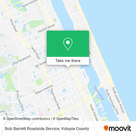 Bob Barrett Roadside Service map