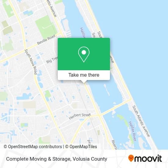 Complete Moving & Storage map