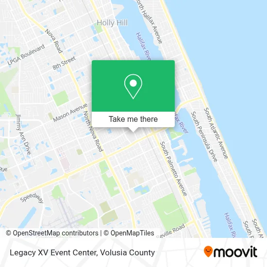 Legacy XV Event Center map